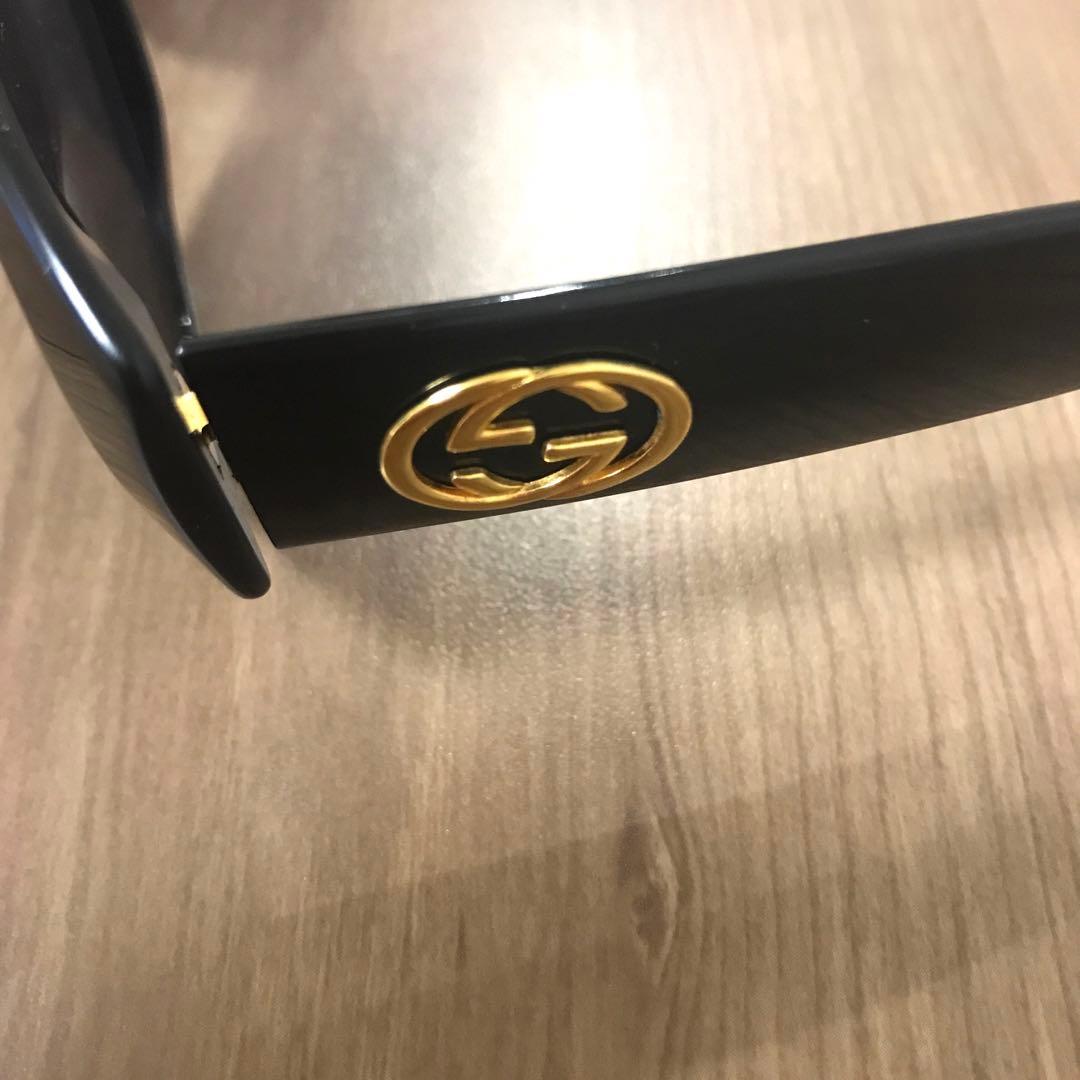 Gucci ブラック サングラス オーバーサイズ
