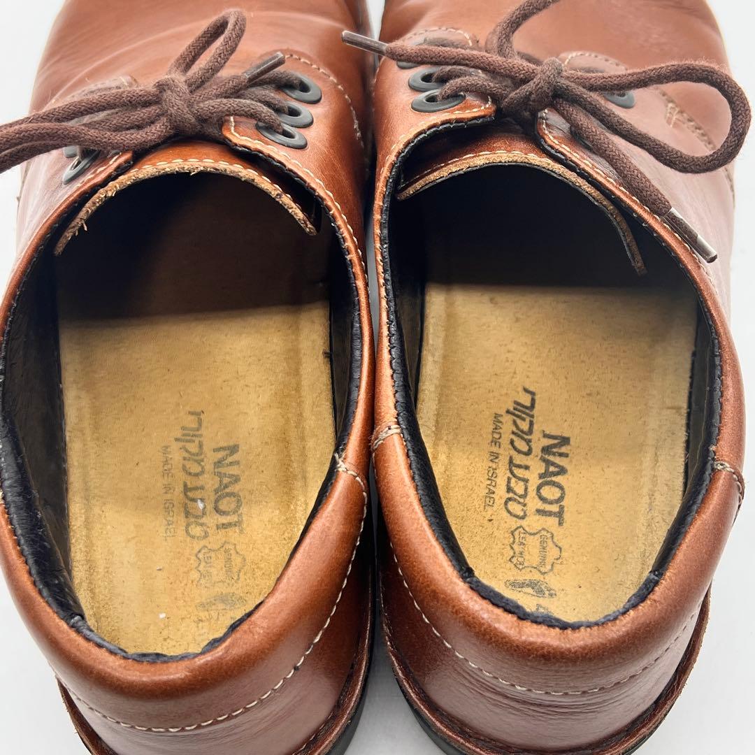 【美品】NAOT ナオト　ダニエラ　レースアップシューズ　チェストナット 41