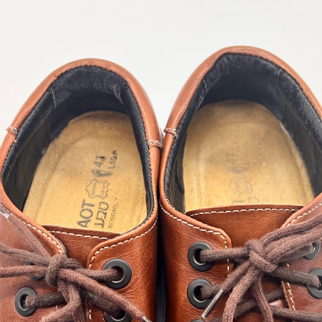 【美品】NAOT ナオト　ダニエラ　レースアップシューズ　チェストナット 41