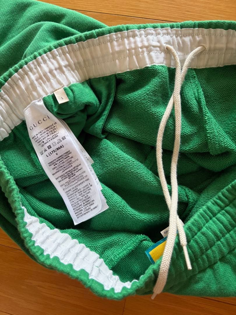 アディダス×グッチ　スウェットハーフパンツ　メンズ　L