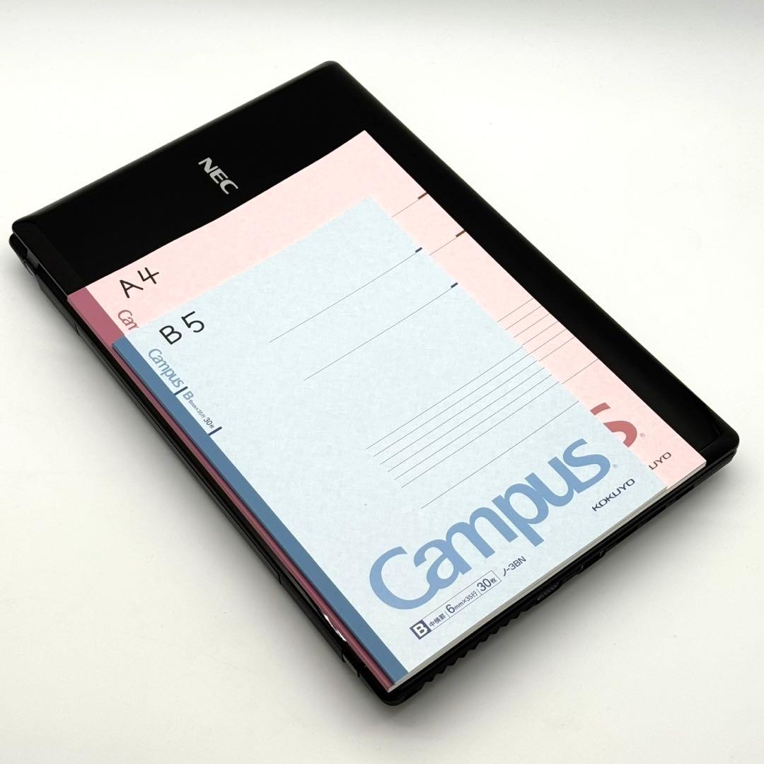 NECノートPC Celeron 8GB SSD256 バッテリー新品 DVD