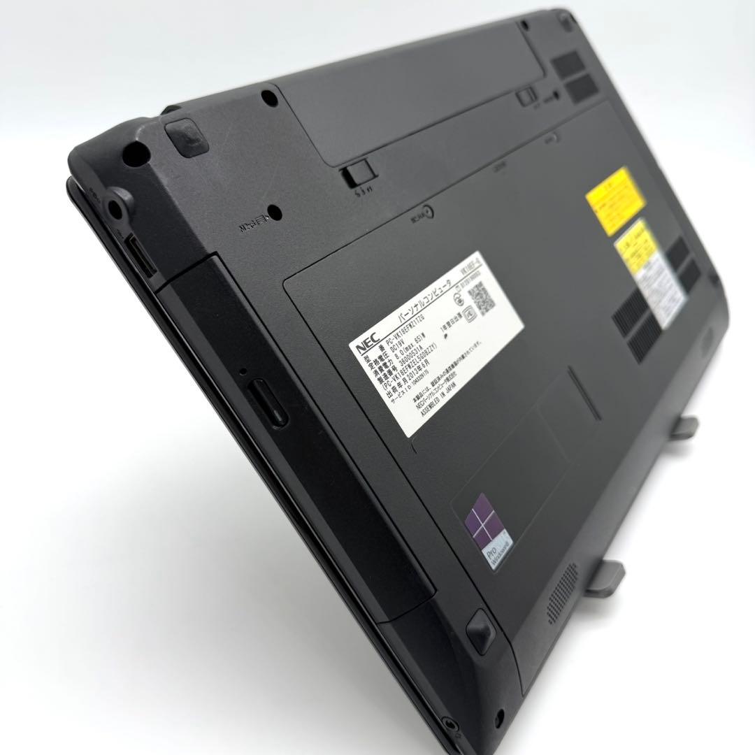 NECノートPC Celeron 8GB SSD256 バッテリー新品 DVD