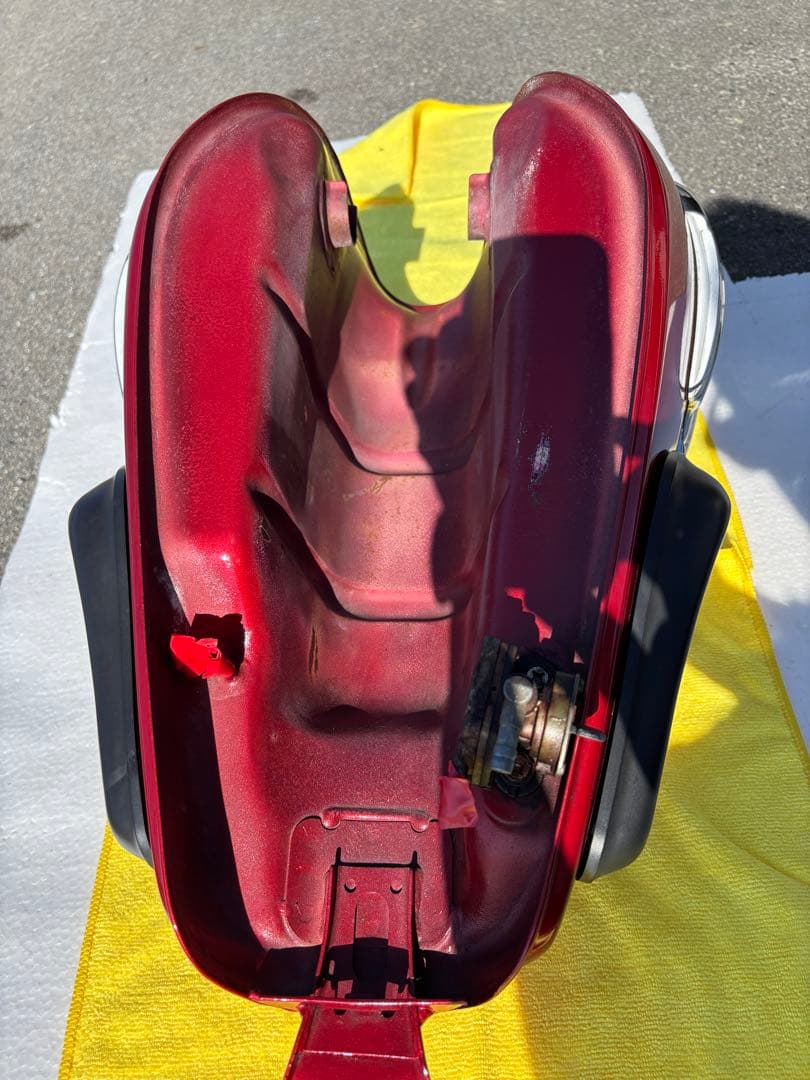 Kawasaki W650(1999)タンク　エンブレム、パット、コック、キー付