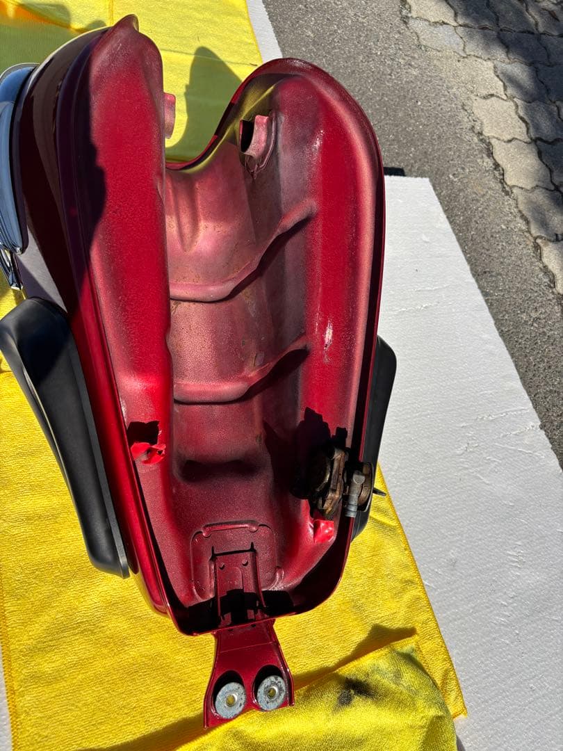 Kawasaki W650(1999)タンク　エンブレム、パット、コック、キー付