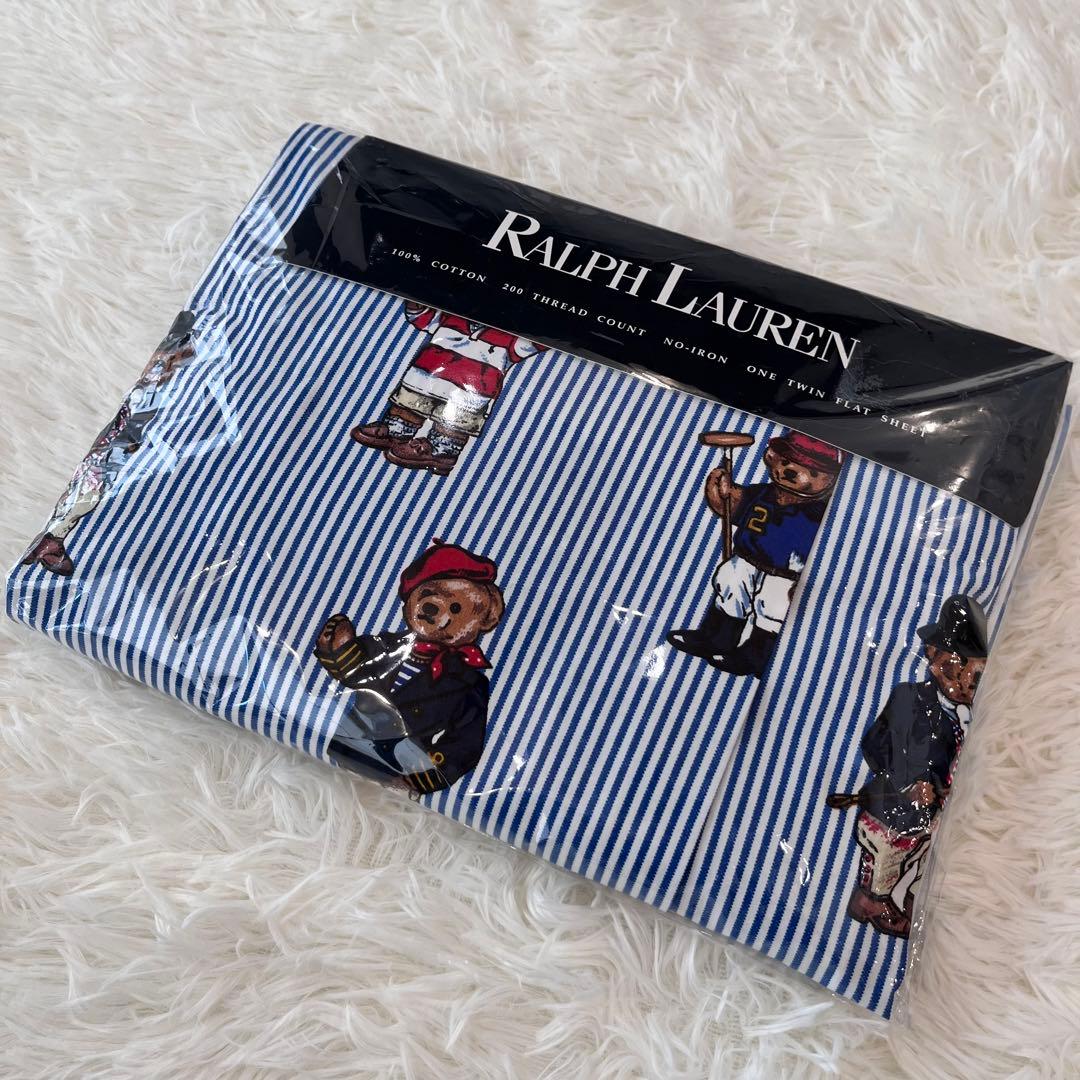 RALPH LAUREN ポロベア ベッドシーツ ラルフローレン 生地 寝具