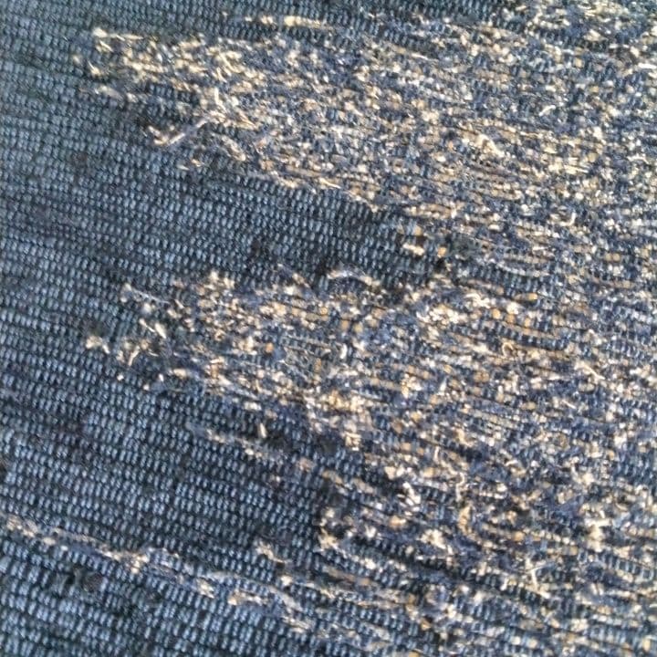 裂織り敷物⭐︎タペストリー⭐︎阪急梅田本店「全国匠の技展」購入品作品名「銀河」