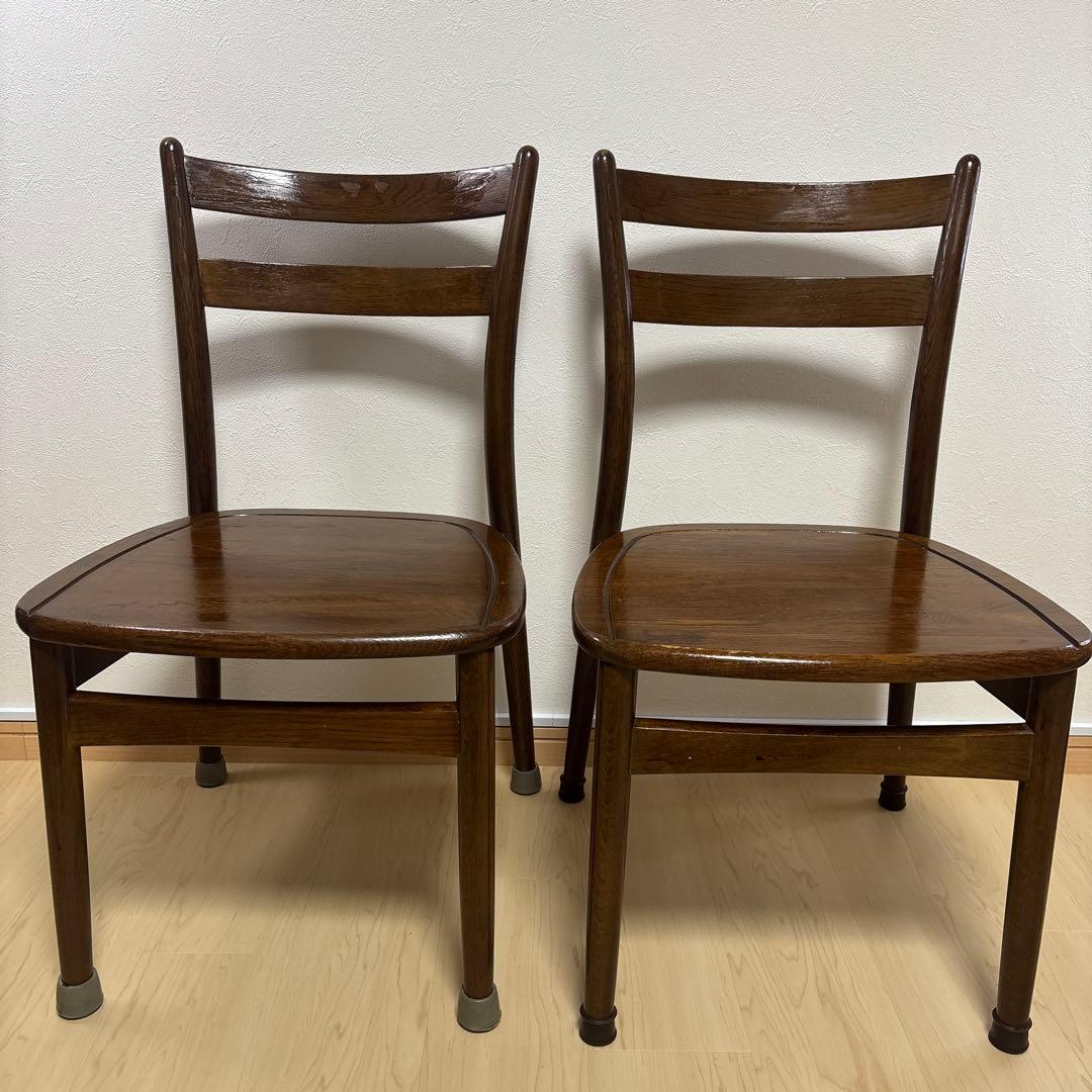 Laholm nissin 日進木工 ダイニングチェア チェア 2脚セット