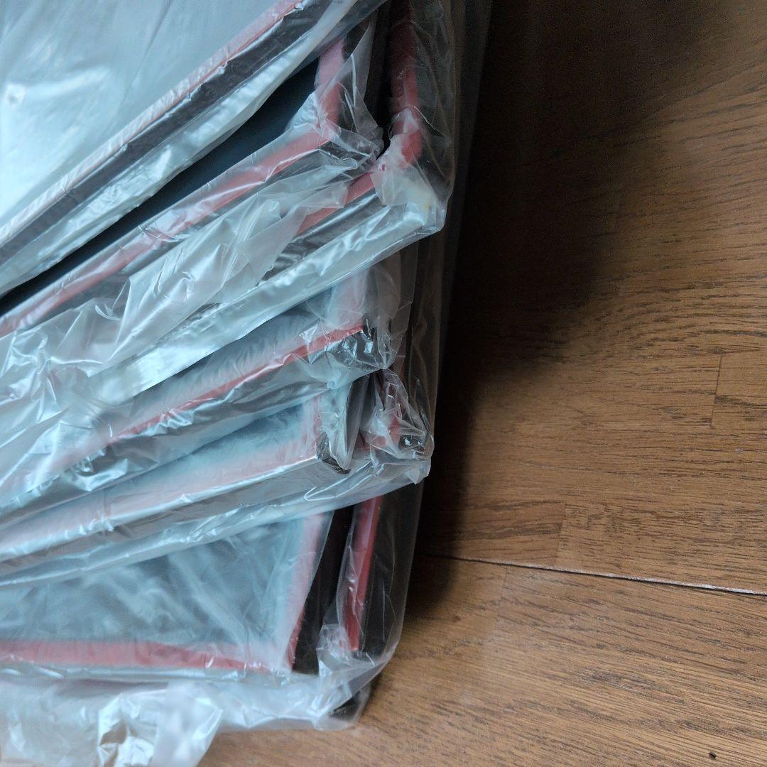 木製尺4切立長手盆　黒天朱