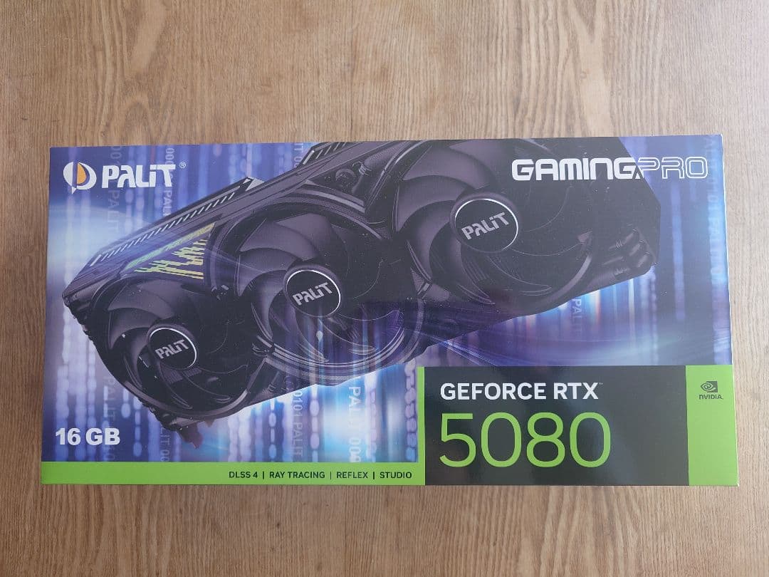 【動作確認済】Geforce RTX 5080 16GB Palit グラボ