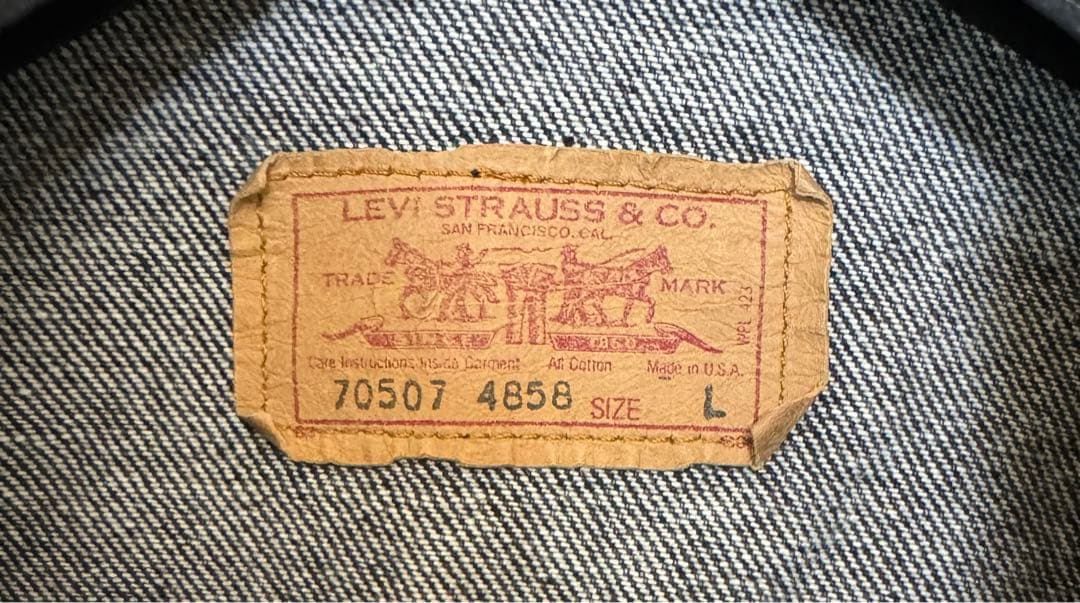 ジャケット・アウター 90s Levi's 70507 Black denim JKT