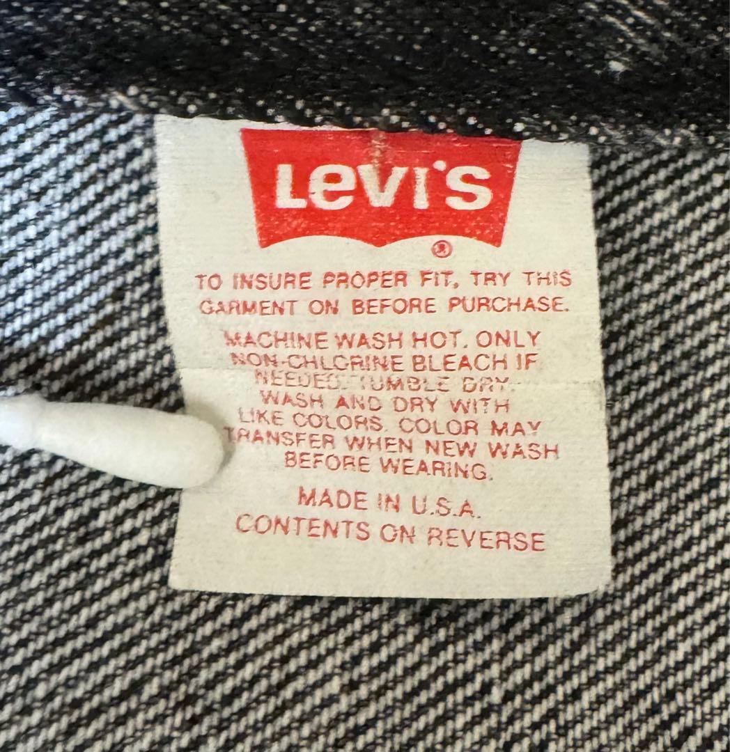 ジャケット・アウター 90s Levi's 70507 Black denim JKT