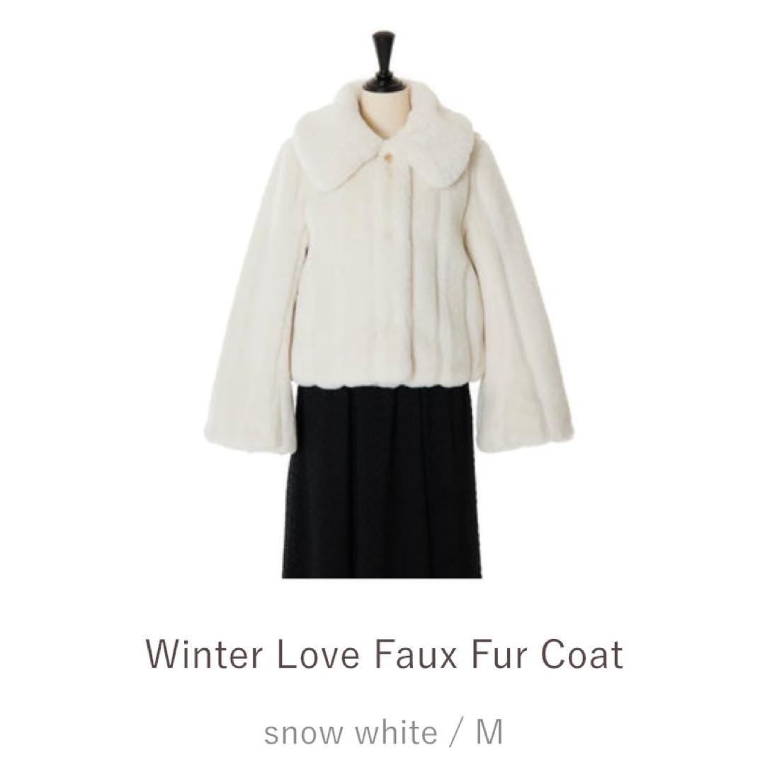 herlipto ファーコートWinter Love Faux Fur Coat