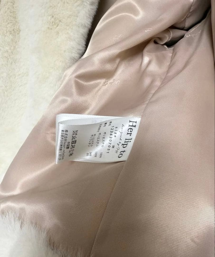 herlipto ファーコートWinter Love Faux Fur Coat