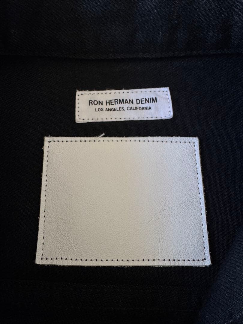 RON HERMAN DENIM ブラック デニムジャケット ファースト