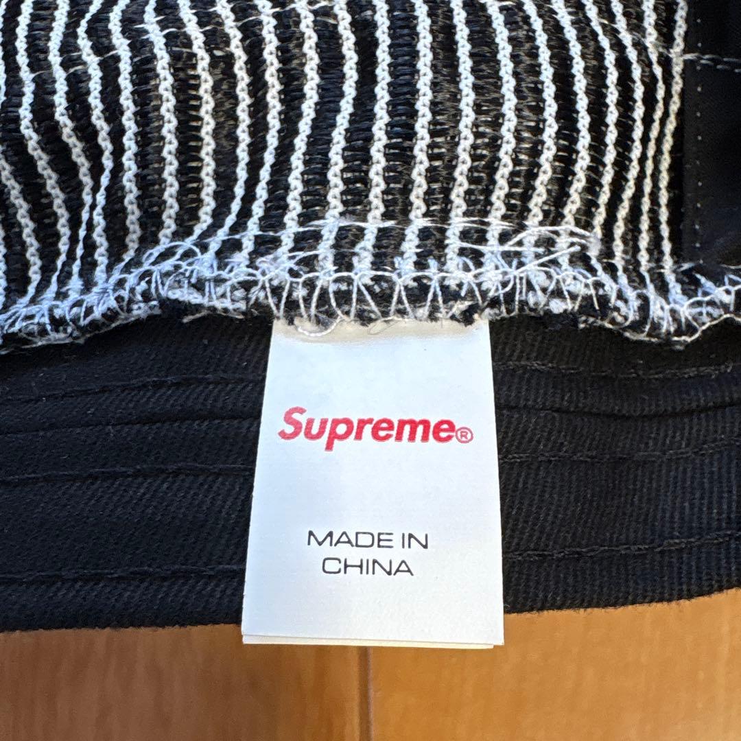 帽子 supreme stripe mesh bell hat M/L