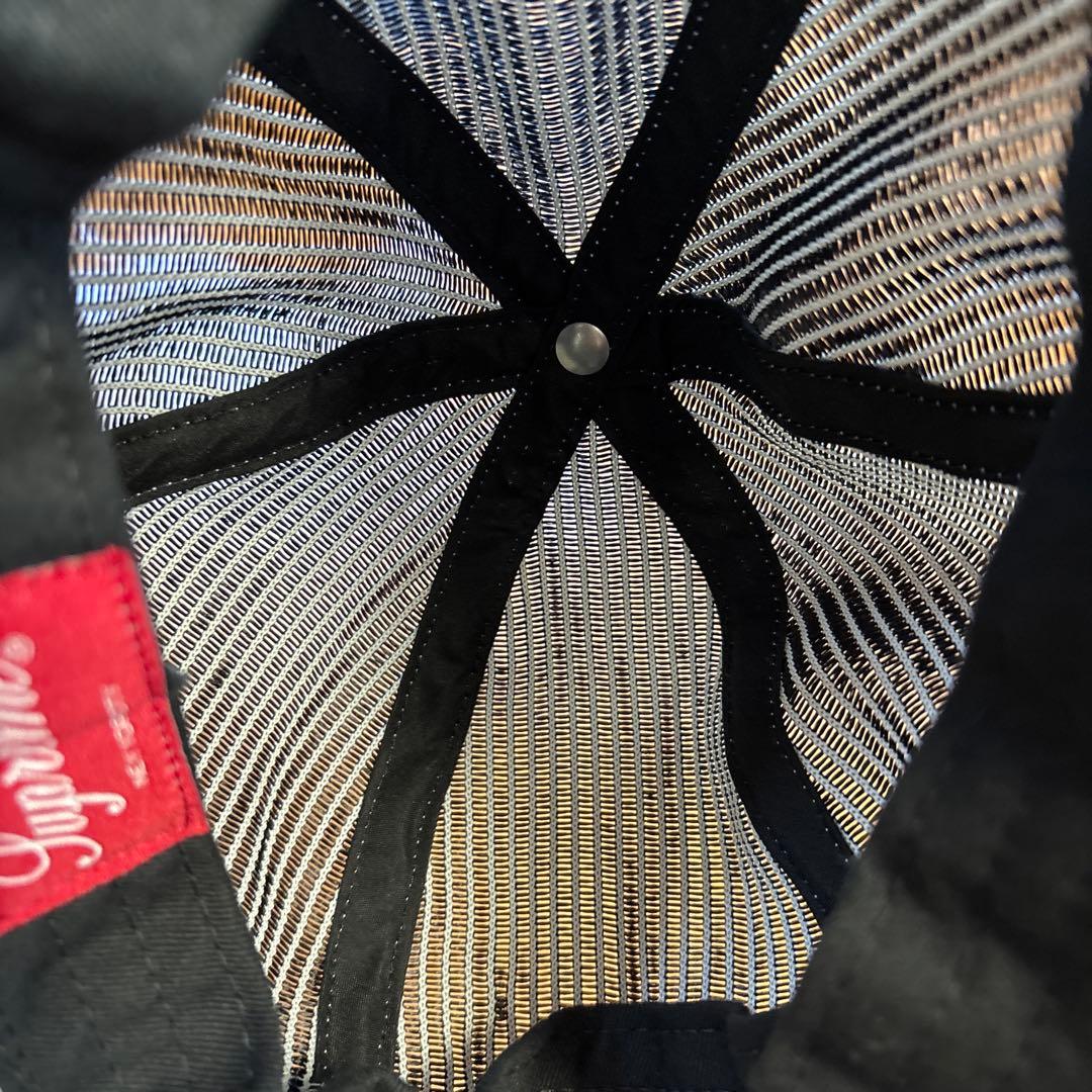 帽子 supreme stripe mesh bell hat M/L