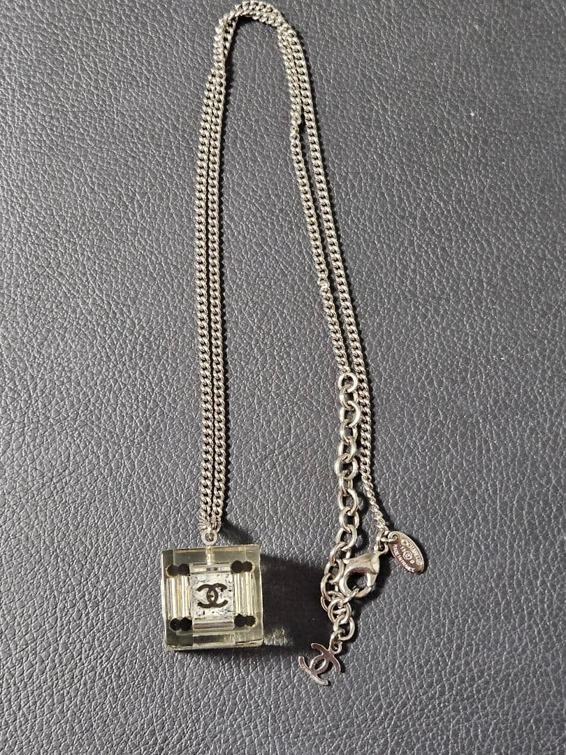 た*や様 CHANEL シャネル CCロゴ キューブ ペンダントネックレス