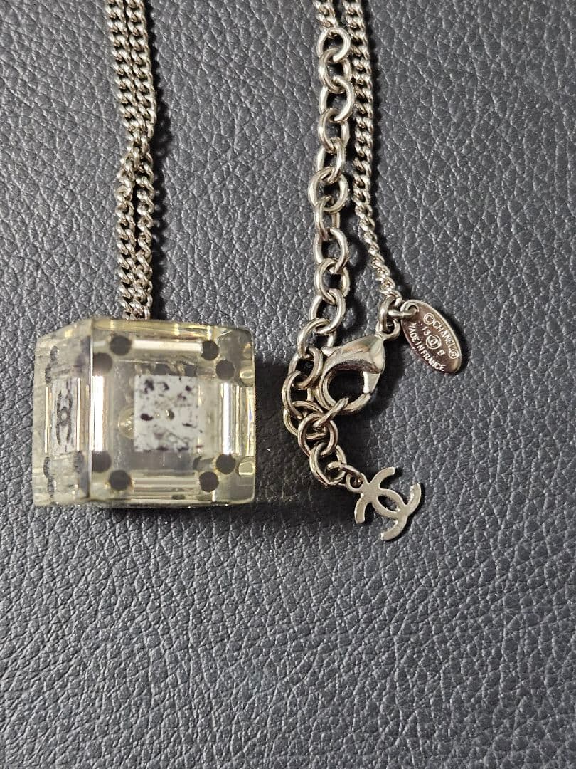 た*や様 CHANEL シャネル CCロゴ キューブ ペンダントネックレス