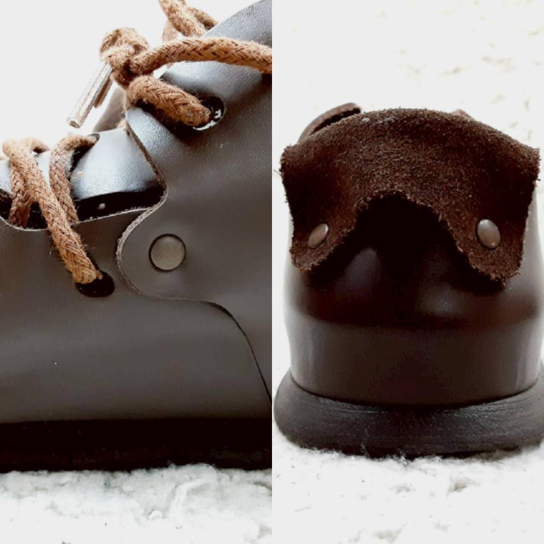 未使用級箱付 24㎝◎Birkenstock 革靴 茶 モンタナ 箱付き