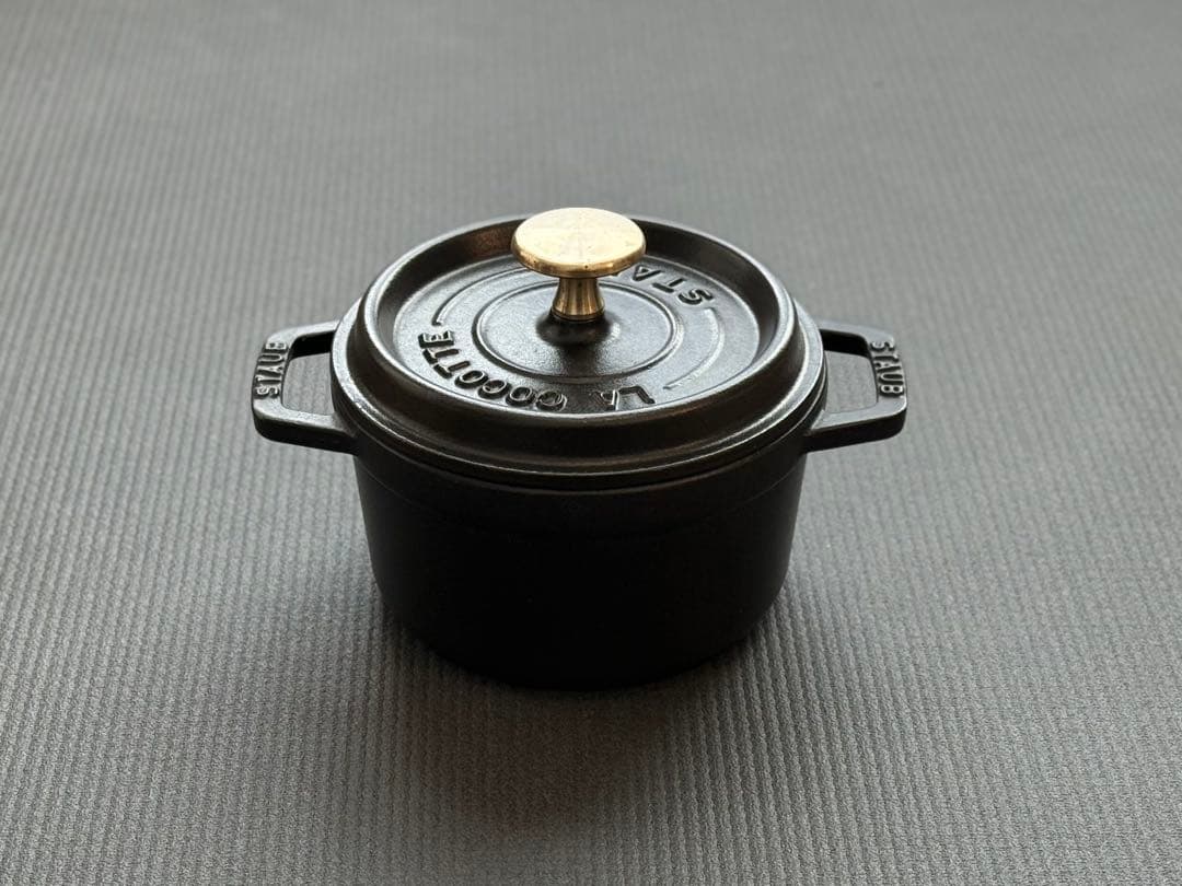 STAUB ココット 小型 黒 14cm