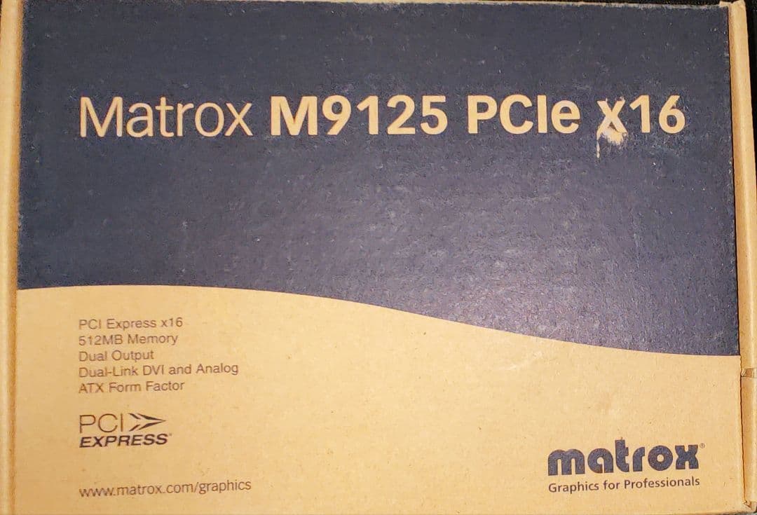 新品 Matrox M9125 PCIe x16 業務用 グラフィックボード