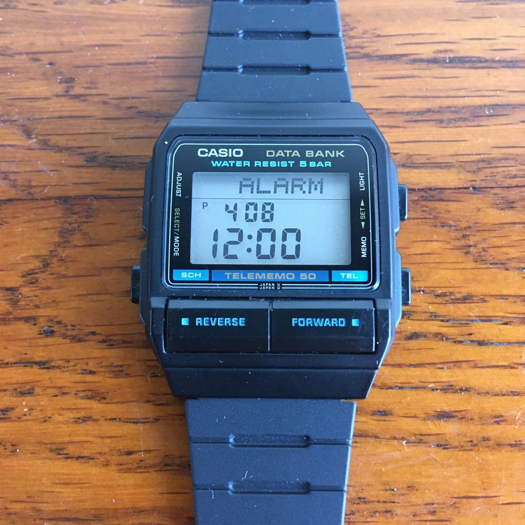 80s カシオ　CASIO DB-55W データバンク　オールドカシオ　おまけ付