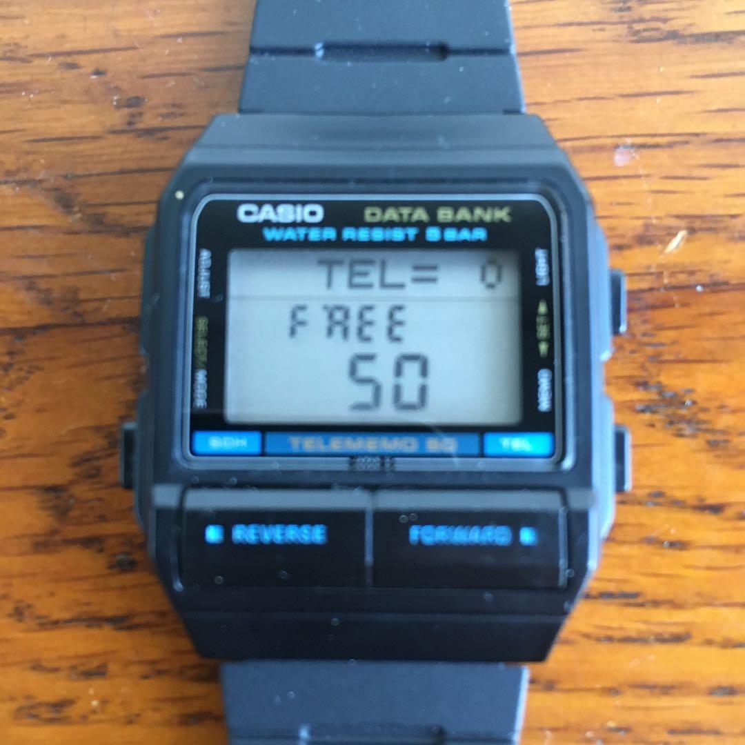 80s カシオ　CASIO DB-55W データバンク　オールドカシオ　おまけ付