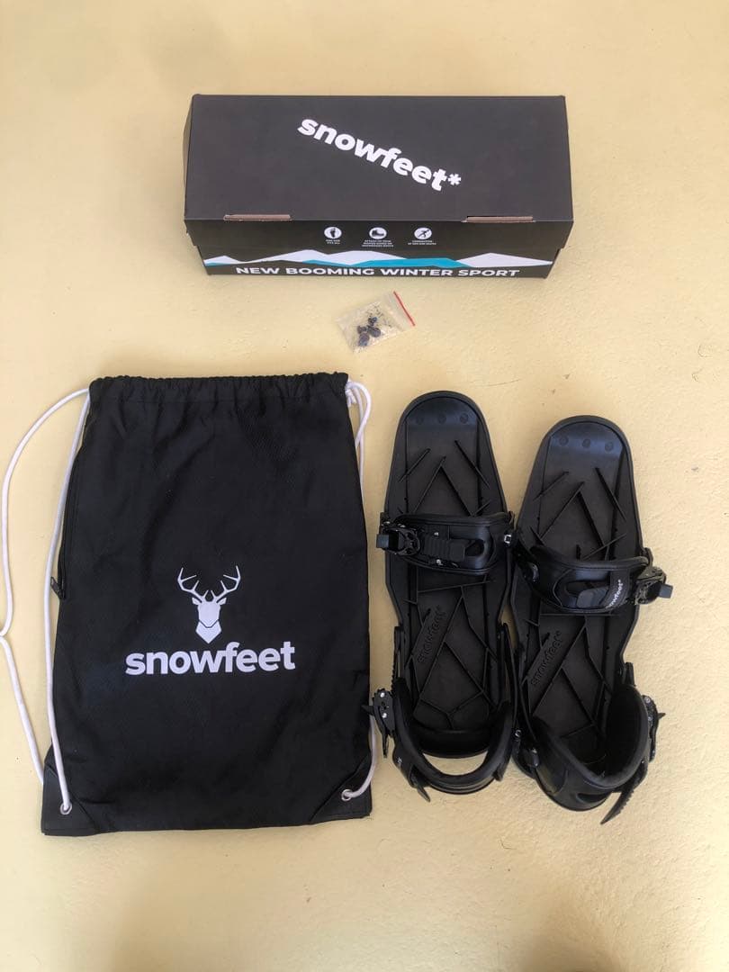 feet スノーフィート ブラック 収納袋付き（正規品）