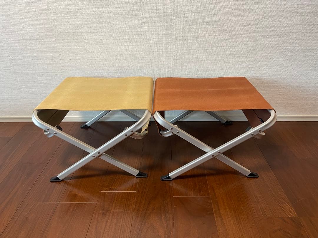 スノーピーク　オットマン　ブラウン&ベージュセット