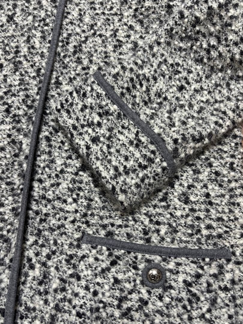 Christian Dior グレー系 ニットコート M