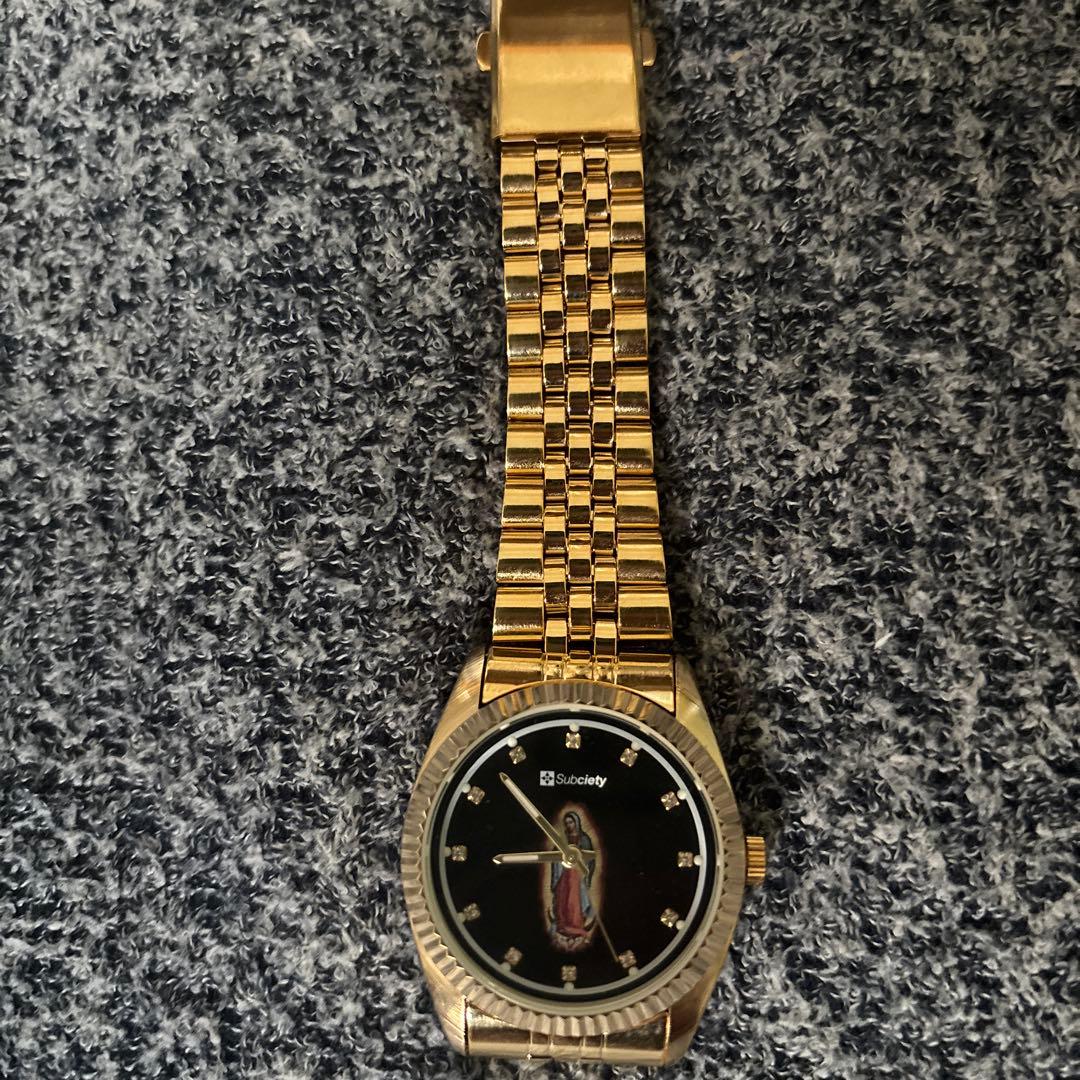 subciety 腕時計　ゴールド