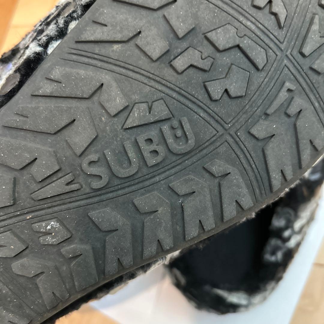 【袋付】SUBU(スブ) シューズ サンダル　ボア　26.0〜27.5cm相当