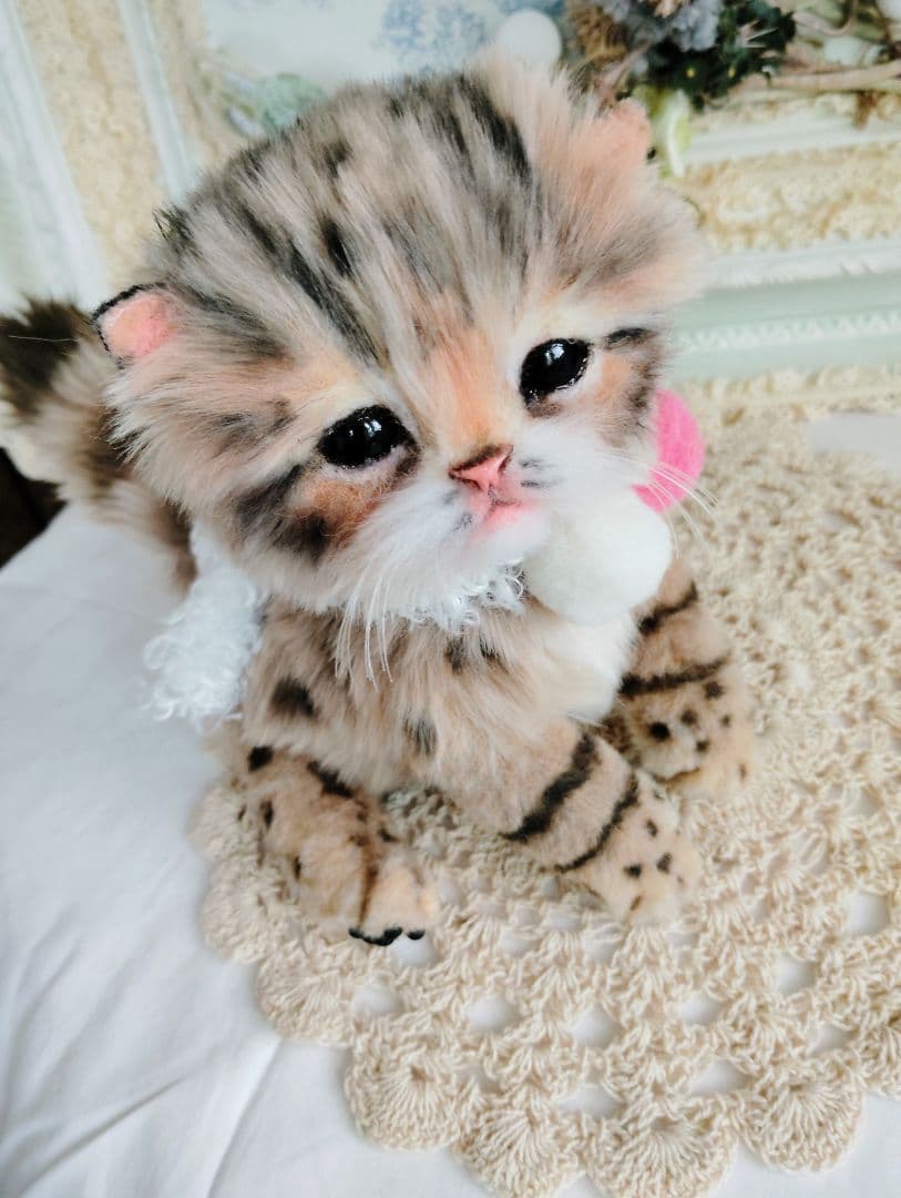 チロルパン様オーダー❤ヤマネコベビー♡アートドール♡ぬいぐるみ♡