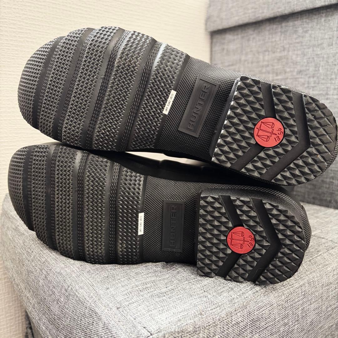 HUNTER ブラックレインブーツ UK 9 EU43 ハンター