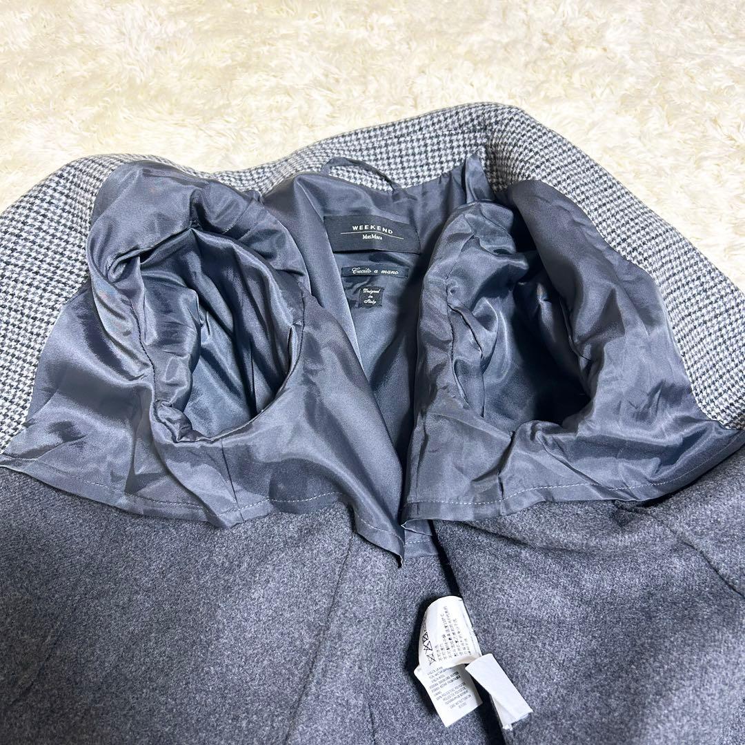 美品✨ マックスマーラ クチートアマーノ ウールジャケット 千鳥格子 40