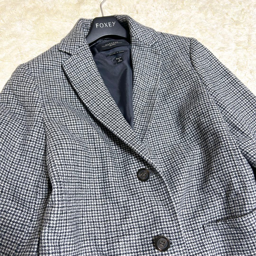 美品✨ マックスマーラ クチートアマーノ ウールジャケット 千鳥格子 40