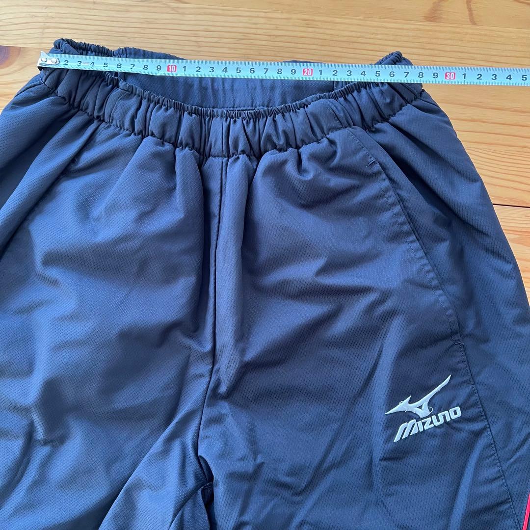 MIZUNO ミズノ ウォームアップウェア 上下セット サイズS 紺色×赤×白