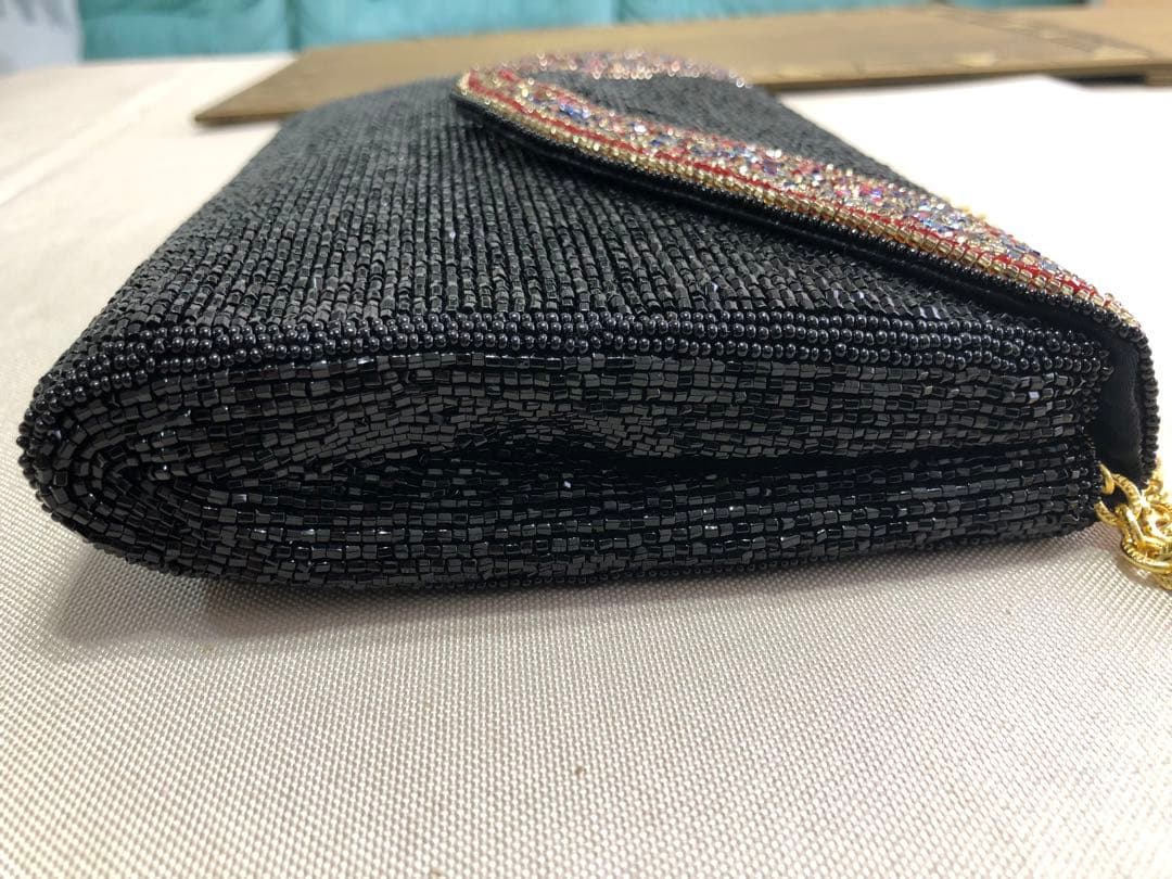 フォーマルビーズバック　はしもとlumy 黒