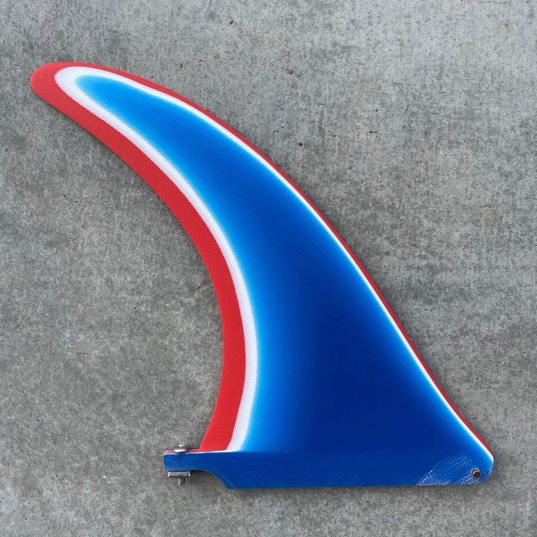 新品　シングルフィン　ロングボード　9インチ　キャプテンフィン系　ブルー