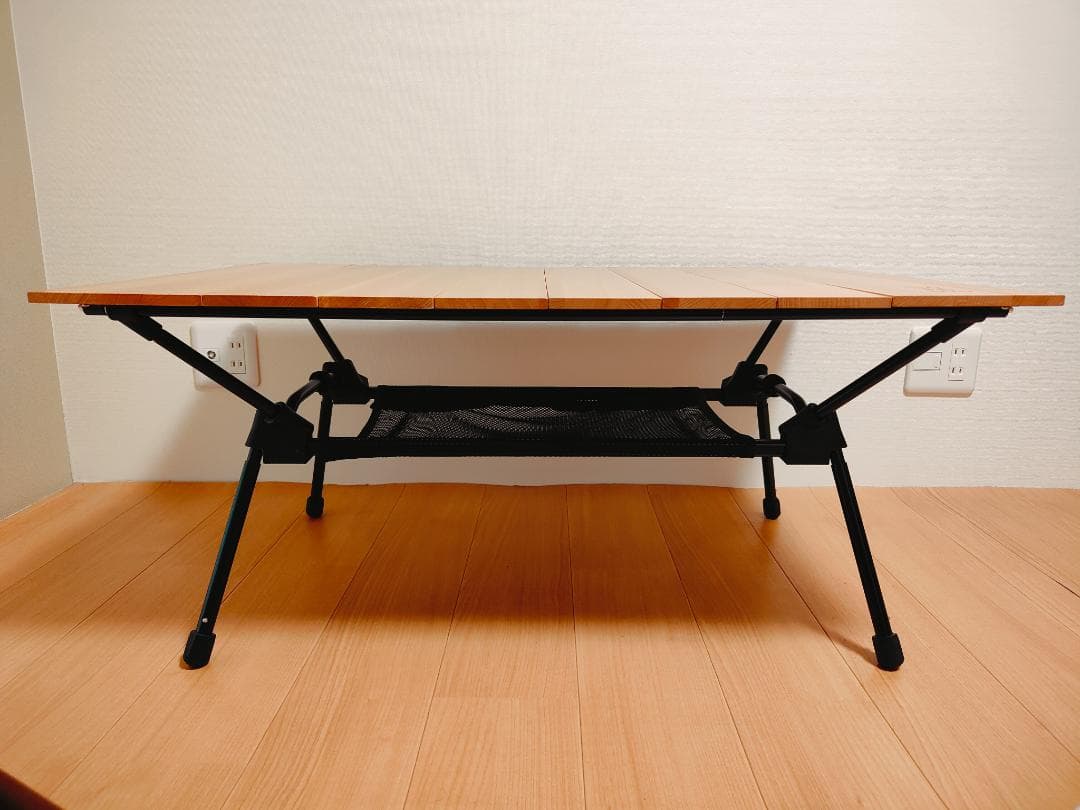 DOD キャナリーテーブルM 高さ調整可 ウッドテーブル キャンプ