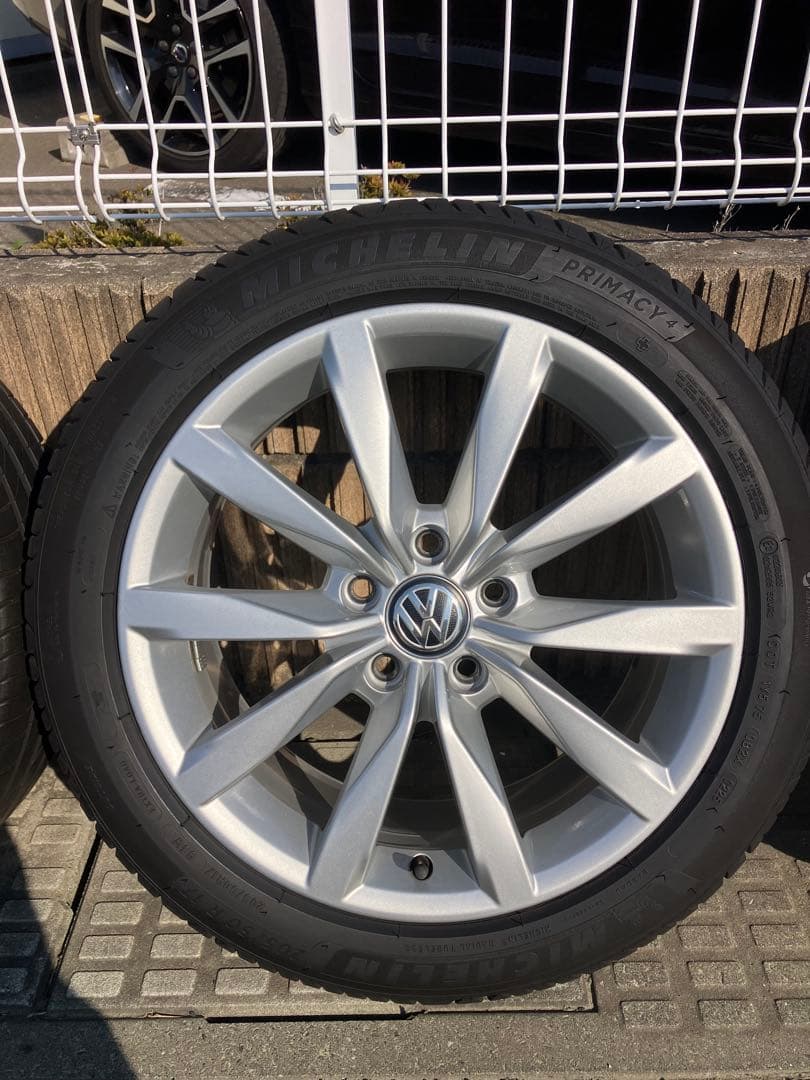 ゴルフ7ハイライン純正ホイールミシュランプライマシー4 205/50zR17
