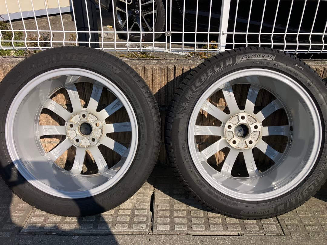 ゴルフ7ハイライン純正ホイールミシュランプライマシー4 205/50zR17
