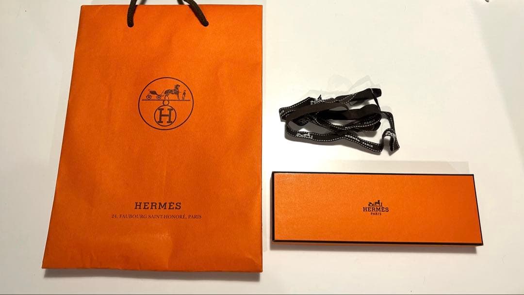 【未使用品】値下げしました！ HERMES かんざし ハート型バッファローホーン