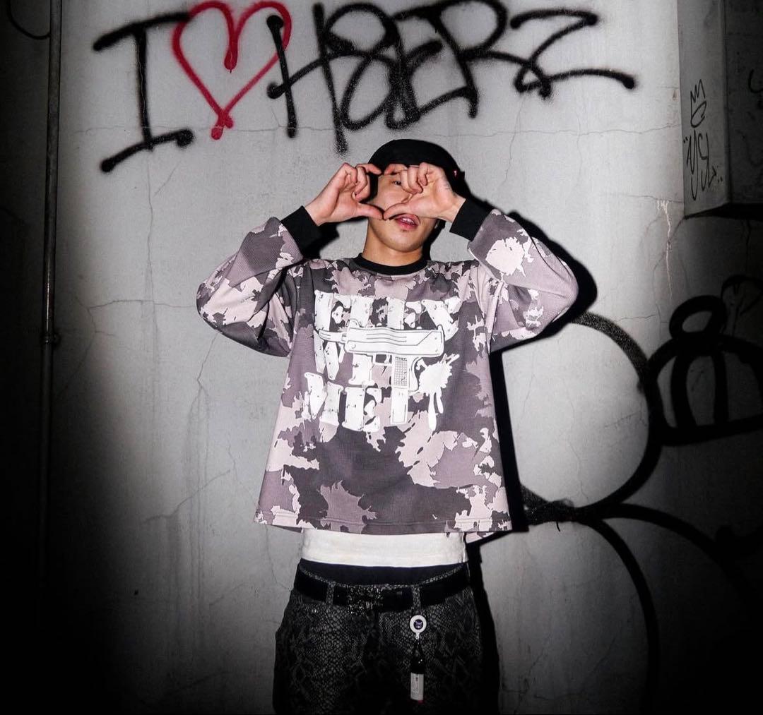 トップス FLEXWITME YOKO CAMO THERMAL LONG TEE