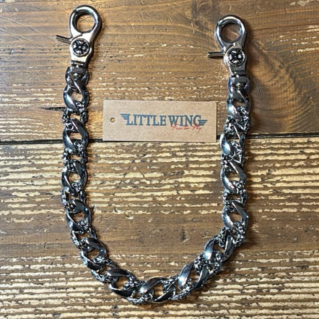 ウォレットチェーン LITTLE WING 70's クロス刻印