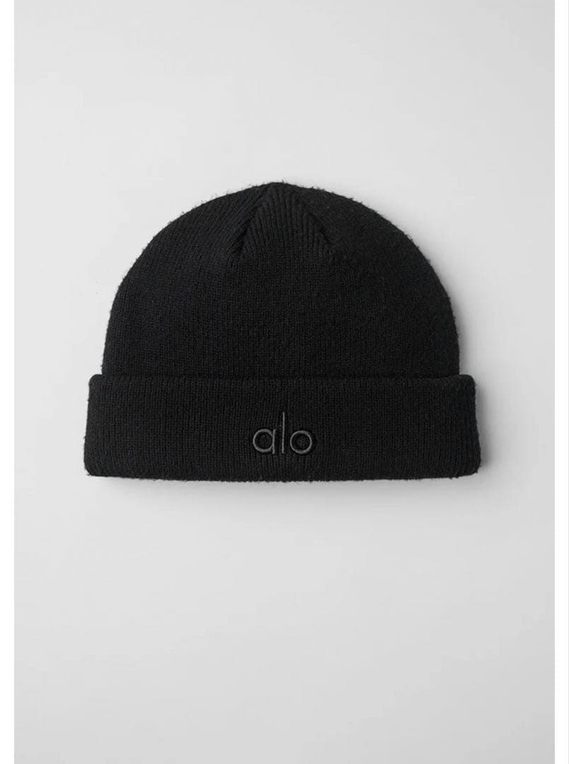 Alo ノータブルビーニー　ブラック