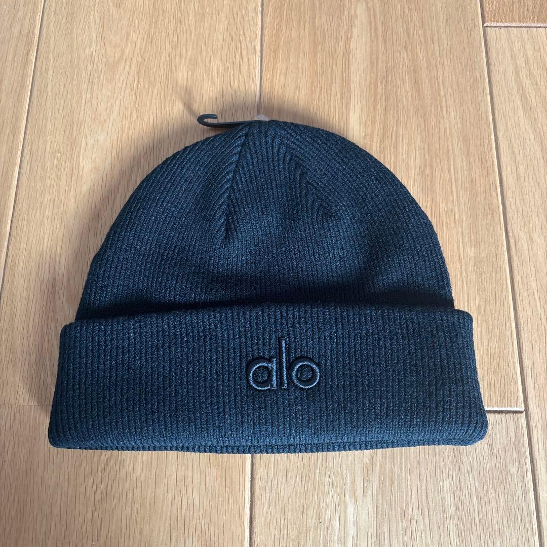 Alo ノータブルビーニー　ブラック