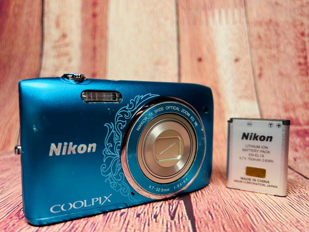 Nikon ニコン COOLPIX S3500 デジタル オリエンタルブルー