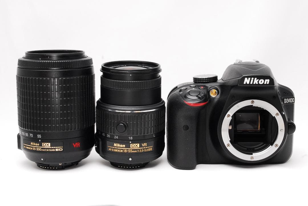 たかたか♥ Nikon D3400 ♥光学美品 ダブルレンズ 初心者おすす