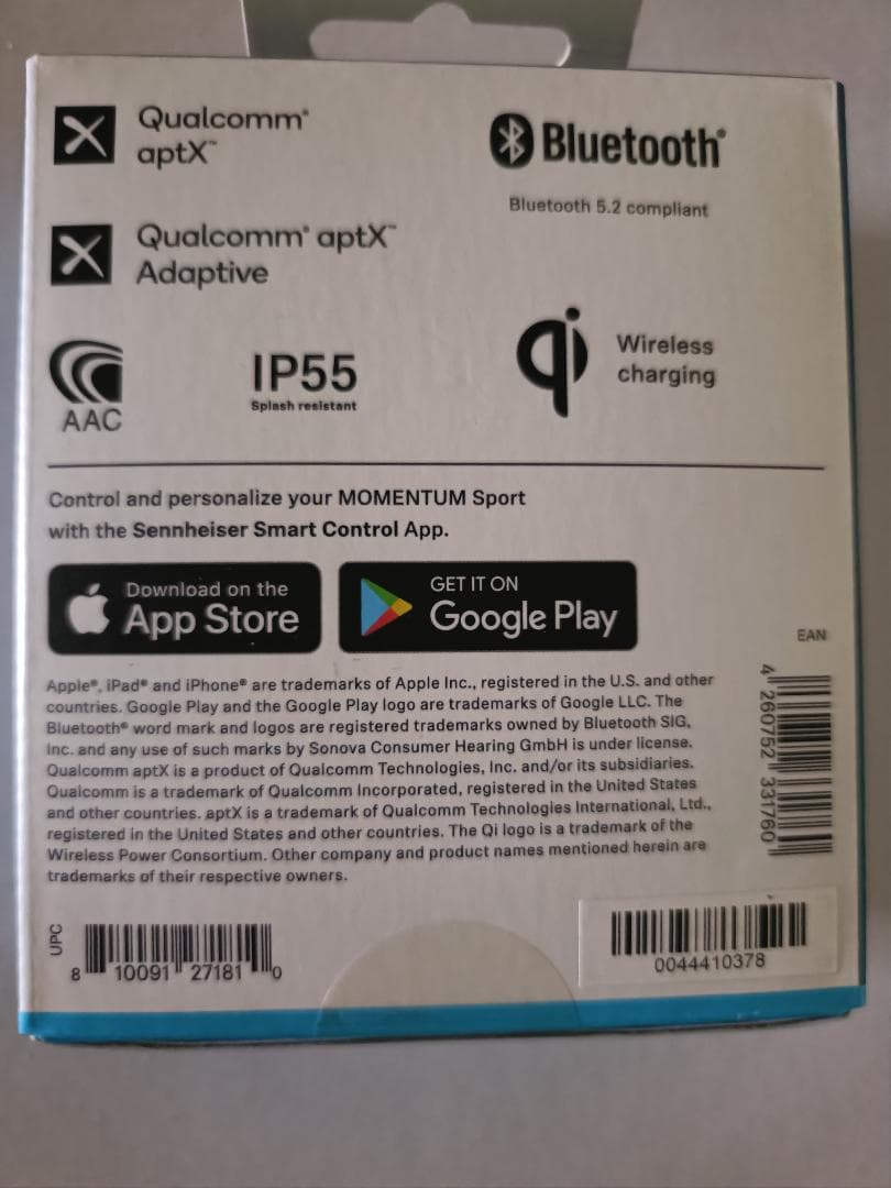 ゼンハイザー Sennheiser イヤホン MOMENTUM Sport